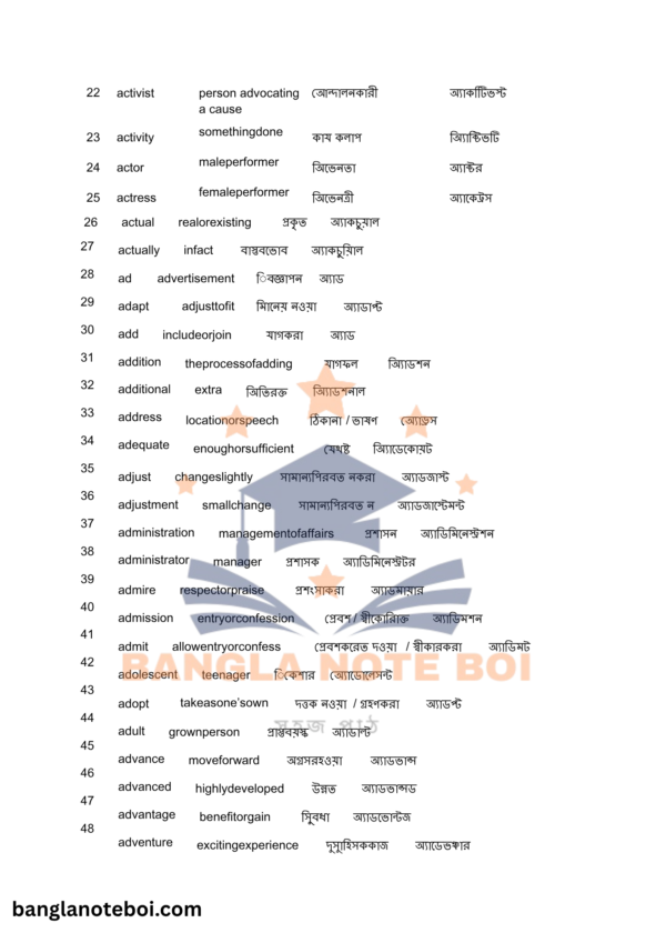 Vocabulary Vault E-Book1